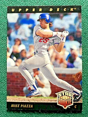 1992 Upper Deck Baseball Mike Piazza Star Rookie Card #2 HOF Dodgers RC Nice! • $7.99
