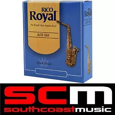 $59.99 • Buy Brand New Rico Royal Alto Sax Saxophone 2.5 Reeds Box Of 10 Sax Reed