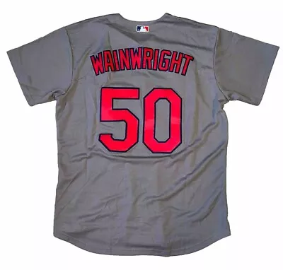 Adam Wainwright #50 St Louis Cardinals Size  XL Gray Jersey- NEW • $52