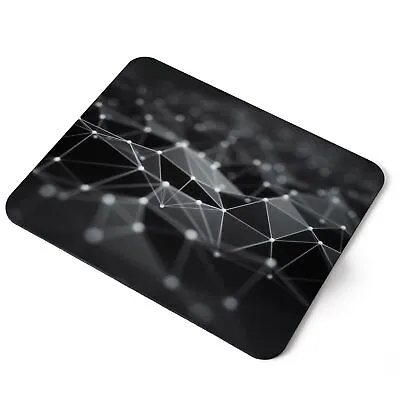 Mouse Mat Pad - BW - 3D Abstract Mountain Terrain Laptop PC Desk Office #42397 • £6.99