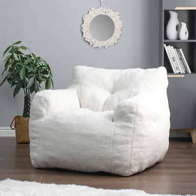 Giant Bean Bag Chair Memory Foam Lazy Sofa Beanbag Cozy Living Room Sofas Chairs • £99.95