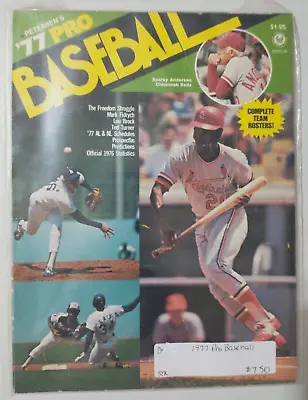 Vintage 1977 Peterson's 77 Pro Baseball Magazine • $9.99