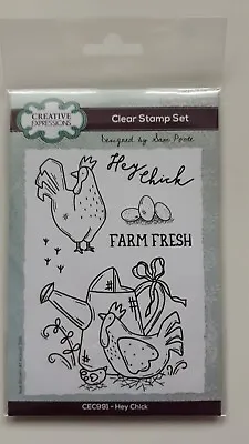 Hen Clear Stamp Set By Creative Expressions- 6 Stamps • £6.25