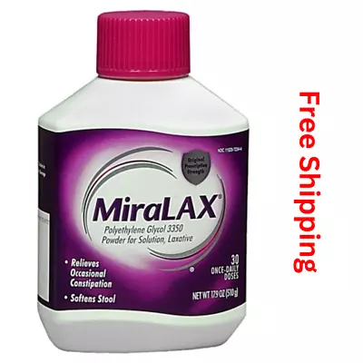 MiraLax New Osmotic Laxative Powder Unflavored 17.9 Oz • $31.99