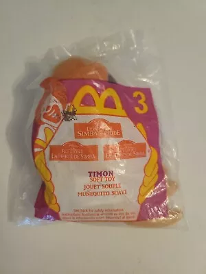 McDonald's Happy Meal Disney’s Lion King 2 Timon #3 Toy 1998 • $7.99