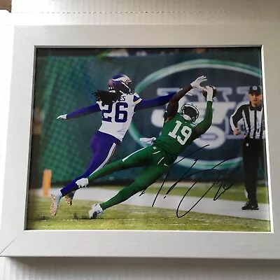 New York Jets Minnesota Vikings Photo Trae Waynes Breshad Perriman Signed 8 X 10 • $15