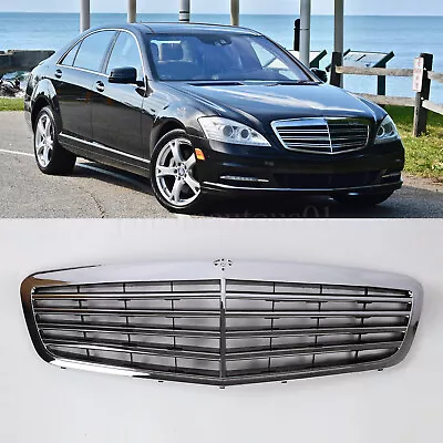 For 2010-13 Mercedes-Benz S-Class W221 Chrome Front Grille S550 S600 S65 S63 AMG • $85.70