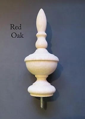 Grandfather Or Bedpost Finial 7 X 2 3/4. Oak Maple Cherry Walnut Mahogany #41. • $48