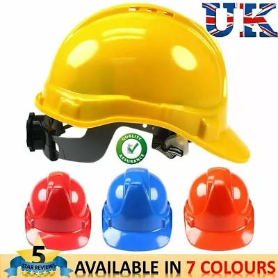 Mens Hard Hat Safety Helmet Construction Builders Site Head Protection Unisex • £149
