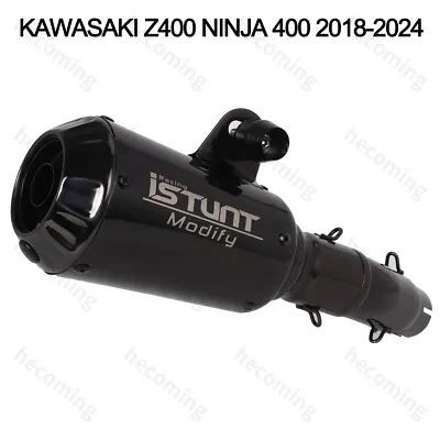 Exhaust System Muffler Pipe For Kawasaki Z400 Ninja 400 18-24 Ninja 500 W Baffle • $92.68