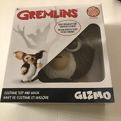 $38 • Buy Ben Cooper Gremlins GIZMO Halloween Costume Top & Mask. Rubies New SEALED