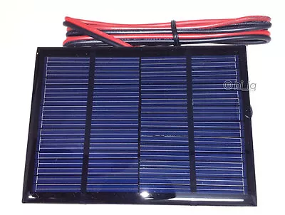 1.5W 12V Mini Power Solar Panel DIY Small Cell Module Charger With 1M Wire • $4.99