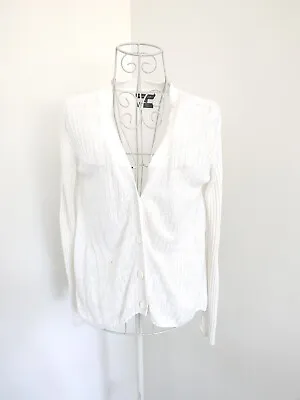 Massimo Dutti Cardigan Size S Linen Cream  • $6