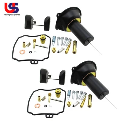 $19.56 • Buy 2 X For Yamaha XVS650 V Star 650 Carb Rebuild Repair Kit Float Plunger Diaphragm