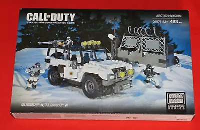 MEGA BLOKS Call Of Duty Arctic Invasion Construction Set 493pc Brand New Sealed • $109