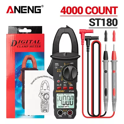 Digital Clamp Multimeter Clamp Meter 4000 Counts AC/DC Volt Amp Ohmmeter Tester • $18.99