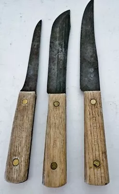 Ontario Knife Company Old Hickory 3 Piece Knife Set Vintage Butcher Filet Boning • $34.95