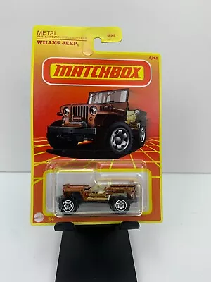 Matchbox 2021 Target Exclusive Retro Series Willys Jeep 6/24 • $2.99