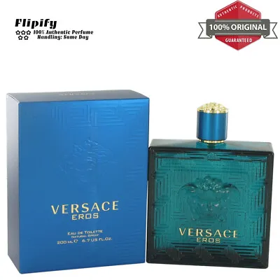 Versace Eros Cologne EDT Spray For Men By Versace Eros • $124.18