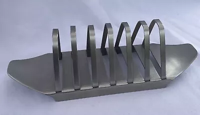 £10 • Buy Robert Welch Old Hall 6 Slice Toast Rack Stainless Steel