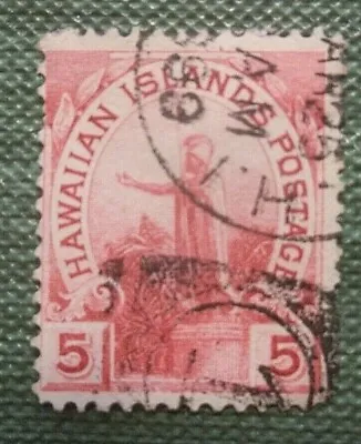 $17.99 • Buy Hawaiian Islands 5 Cent Stamp... Mar 25, 1899 Postmark...LOOK