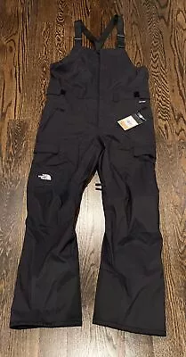 NWT Mens The North Face Freedom Waterproof Shell Ski Bibs Pants - TNF Black • $45