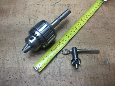 Jacob's 11N Ball Bearing Super Chuck W/key 0-3/8  Cap 2J.T. 1/2  Straight Shank • $62.99