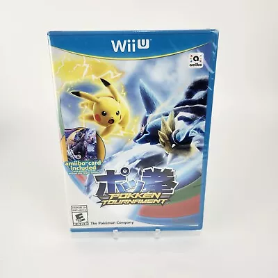 Pokken Tournament Nintendo Wii U NTSC USA Shadow Mewtwo Variant Launch Sealed • $64.95