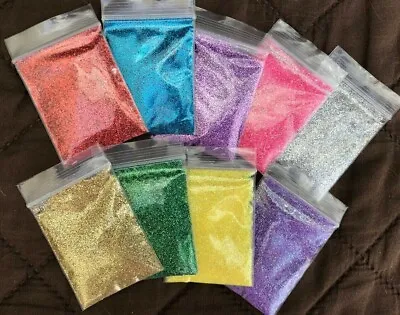 Ultra Fine Iridescent Glitter Various Colours. UK SELLER. FREE P&P • £2.10