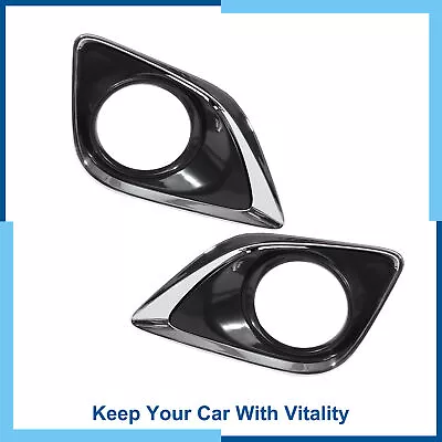 Pack (2) Left Right Side Fog Light Grille Cover Trim For Toyota Venza 13-16 • $20.49