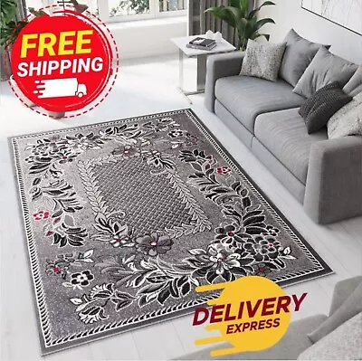 £127.99 • Buy TAPISO  BEAUTIFUL MODERN RUG TOP DESIGN LIVING ROOM! Different Sizes GREY
