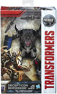 Transformers 5 The Last Knight Decepticon Berserker Figure Premier Edition Toy • $34.95