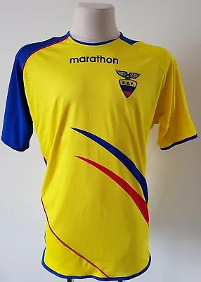 Ecuador 2006 - 2007 Home Football Marathon Shirt Size XL • $45