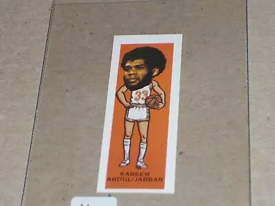 1974 Nabisco Sugar Daddy Kareem Abdul Jabbar Card #25 Very Nice! Rare! HOF J23 • $19