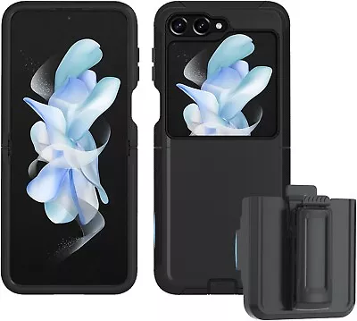 $16.14 • Buy For Samsung Galaxy Z Flip 5 Heavy Duty Shockproof Rugged Case Belt Clip Holster