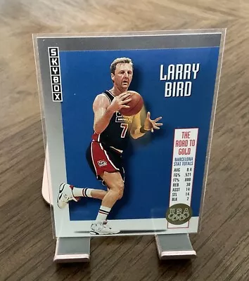 1992 SkyBox #USA6 Olympic Team Larry Bird USA NBA Basketball Card • $1.99