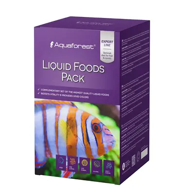 Aquaforest Liquid Food Pack Each 250ml ( Artemia Mysis Vege & Phyto Mix) New • £50.35