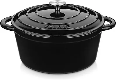 7.5 QT Dutch Oven Pot With Lid Enameled Cast Iron Dutch Oven With Dual Handles • $69.99