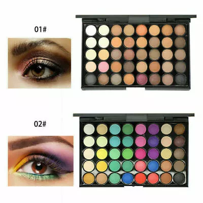 $6.99 • Buy 40 Colours Eyeshadow Eye Shadow Palette Makeup Kit Set Make-Up Professional Box