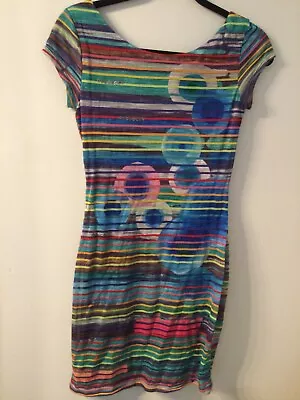 Desigual Multicoloured T Shirt Dress - Size XS • $16