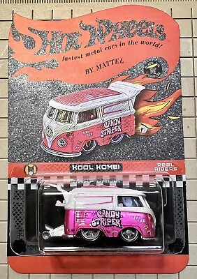 Hot Wheels Custom Made Candy Striper Kool Kombi On Real Riders  • $32
