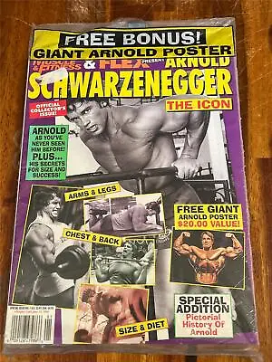 MUSCLE & FITNESS/FLEX Bodybuilding Magazine ARNOLD SCHWARZENEGGER The ICON (New) • $27.99