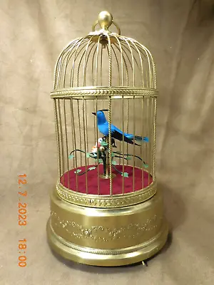 Pristine Bontems (pre-reuge) French Singing Bird Cage Professionally Restored • $3850