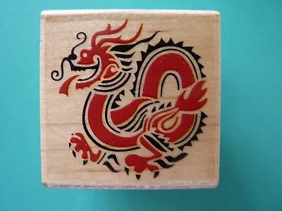 Chinese Dragon RUBBER STAMPEDE Rubber Stamp • $11.99