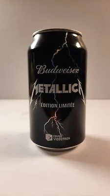 Budweiseir Metallica Lot Of 2 - Empty Beer Can - Rare • $10.93