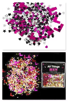 HEN PARTY CONFETTI 14g TABLE DECORATIONS 4 DESIGNS HEN PARTY CONFETTI • £1.29