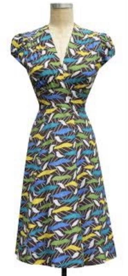£30 • Buy Trashy Diva Retro Atomic Print Ashley Vintage Tea Dress Pinup Xs 1940s Retro 50s