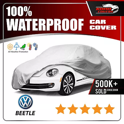 VOLKSWAGEN NEW BEETLE 2012-2016 CAR COVER - 100% Waterproof 100% Breathable • $61.95