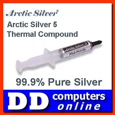 Arctic Silver 5 Thermal Compound 12g CPU Cooling Paste 99% Pure Silver • $29.95