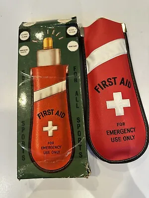 Vintage NIB First Aid Emergency Whisky Flask - 19th Hole Sports Gift Or Nurse • $18.95